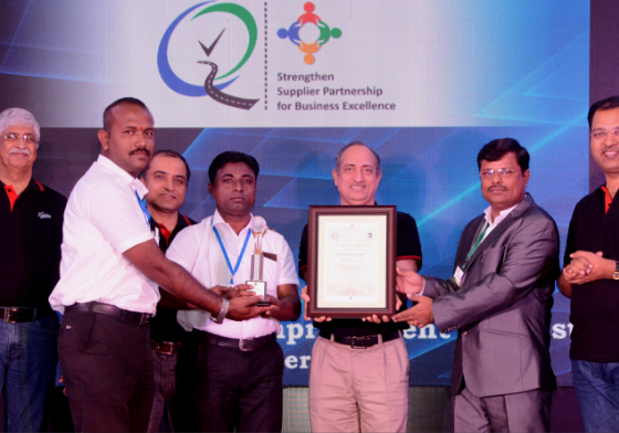 Supplier Quality Improvement  Award  by KOEL 2016